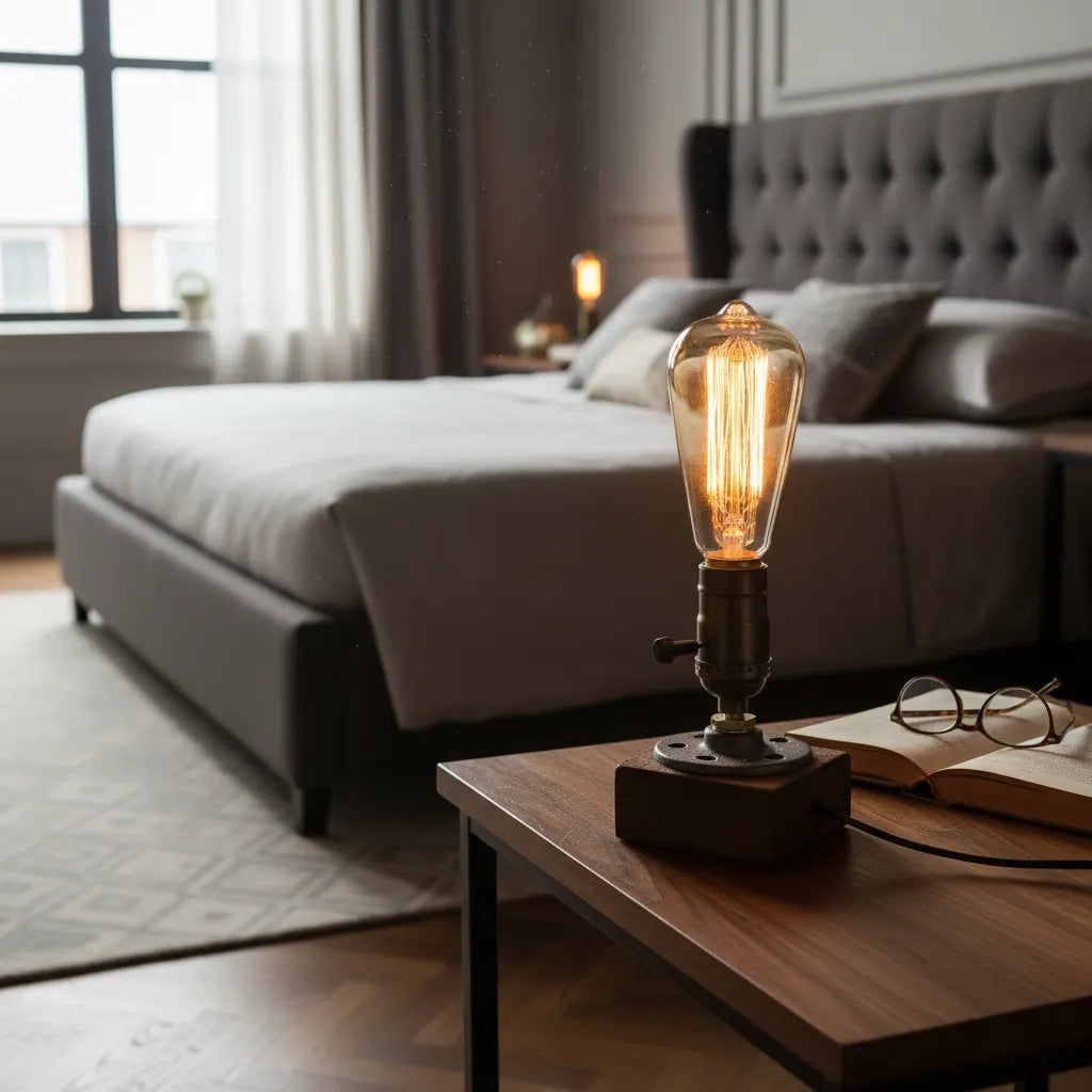 Lampe de Chevet Industriel