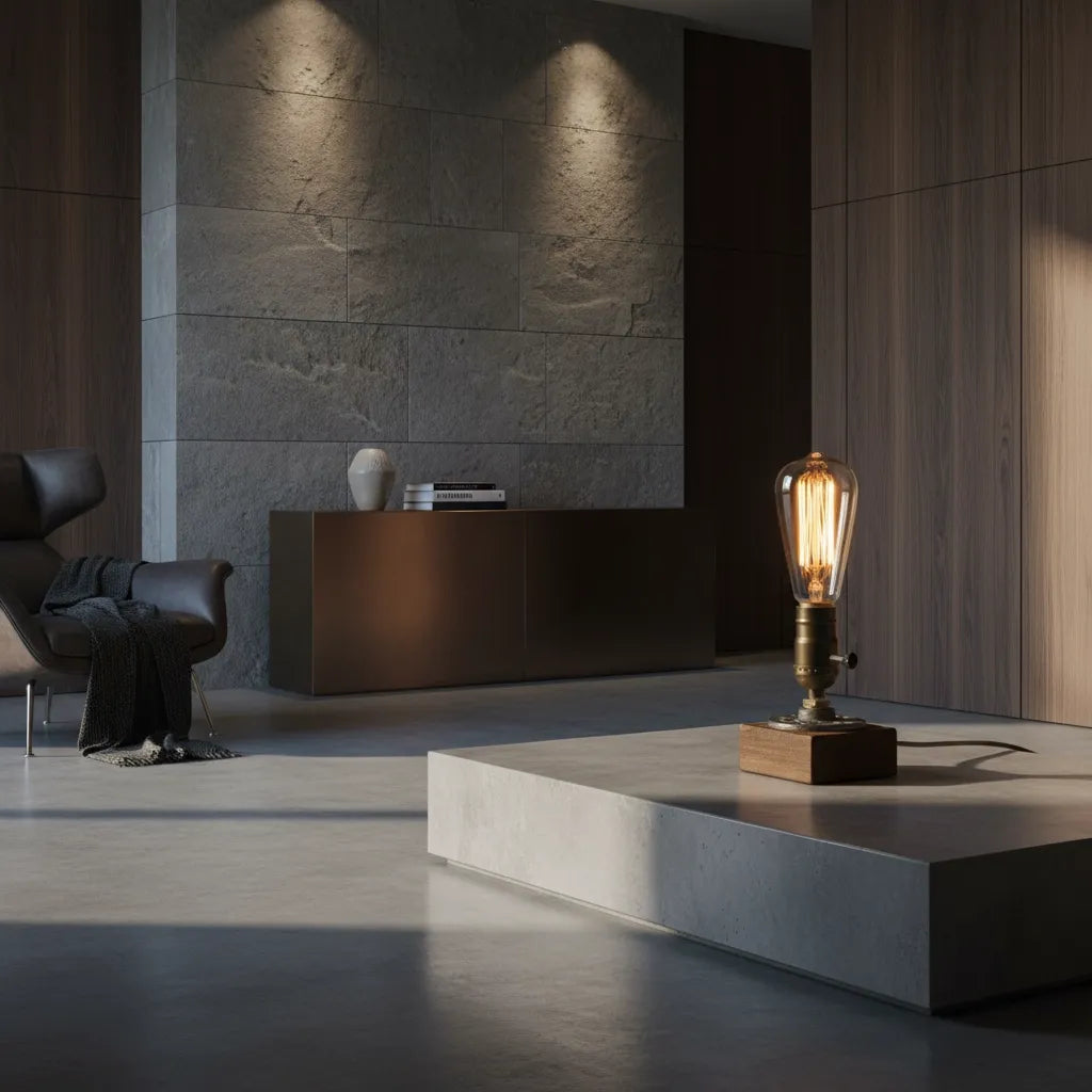 Lampe de Chevet Industriel