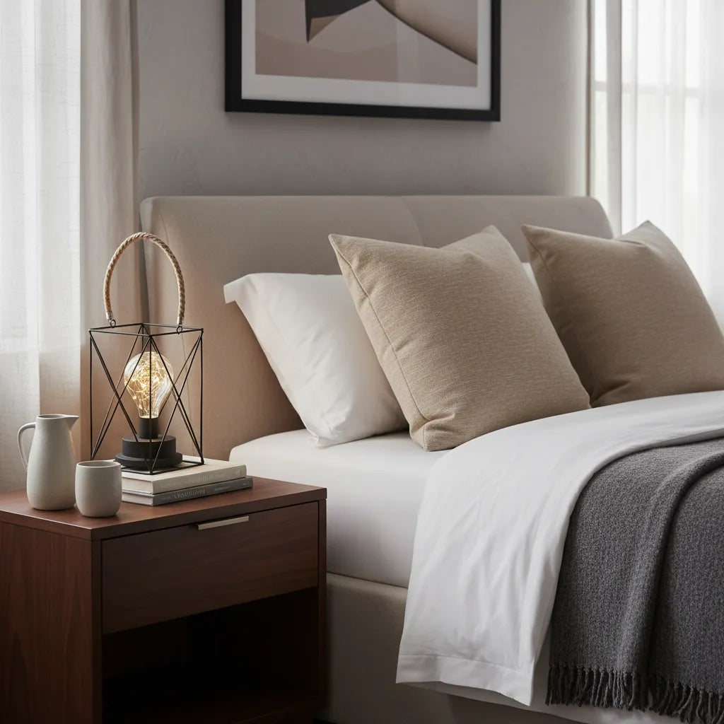 Lampe de Chevet Metal Noir