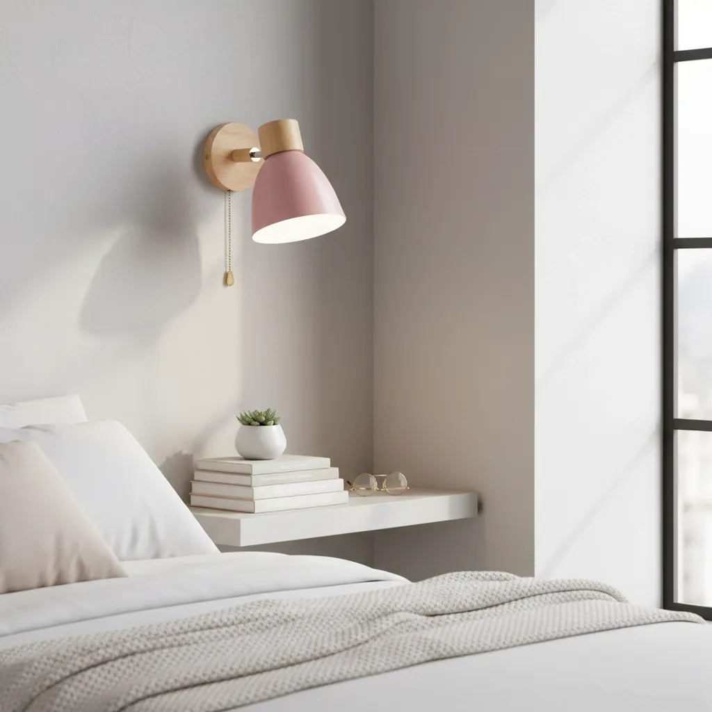 Lampe de Chevet Murale avec Interrupteur