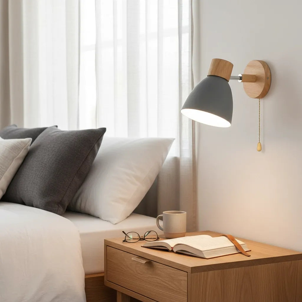 Lampe de Chevet Murale avec Interrupteur