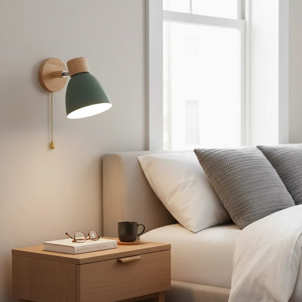 Lampe de Chevet Murale avec Interrupteur