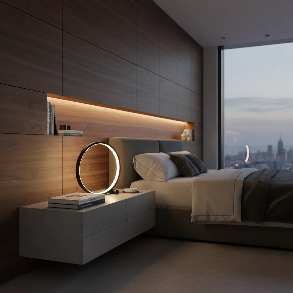 Lampe de Chevet Noire