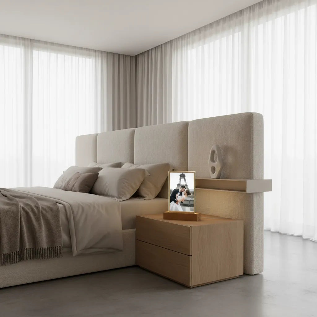 Lampe de Chevet Personnalisé Photo