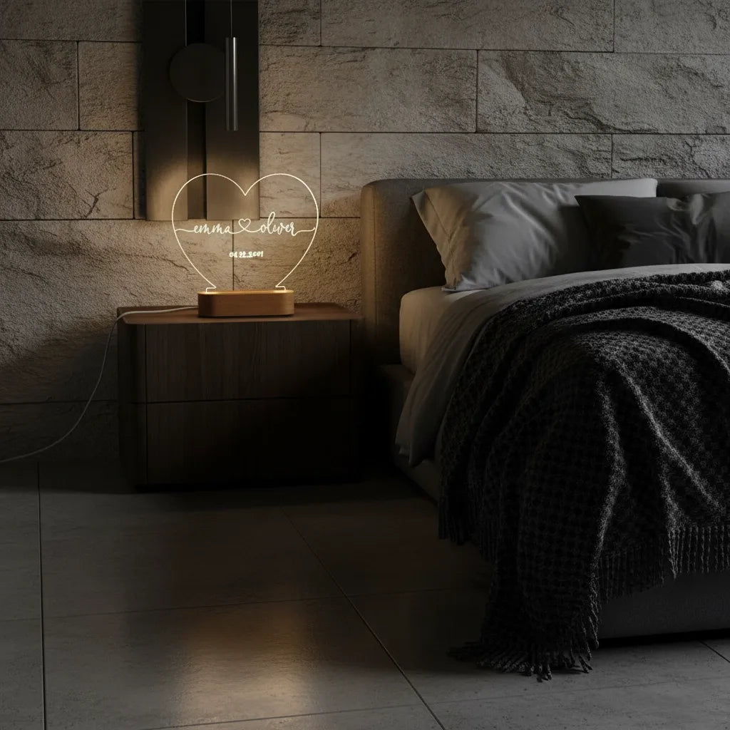 Lampe de Chevet Personnalisé Prénom