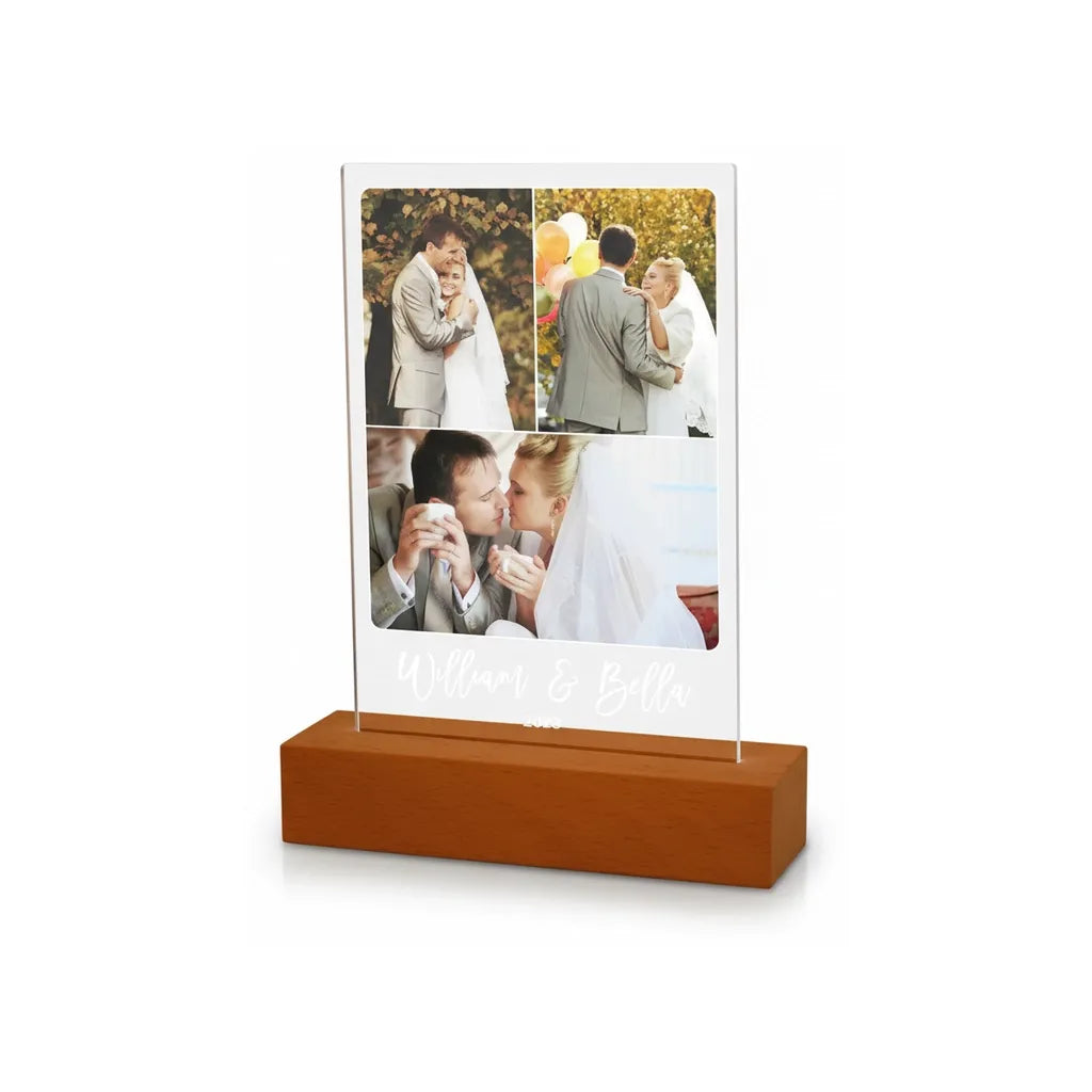 Lampe de Chevet Personnalisée avec Photo