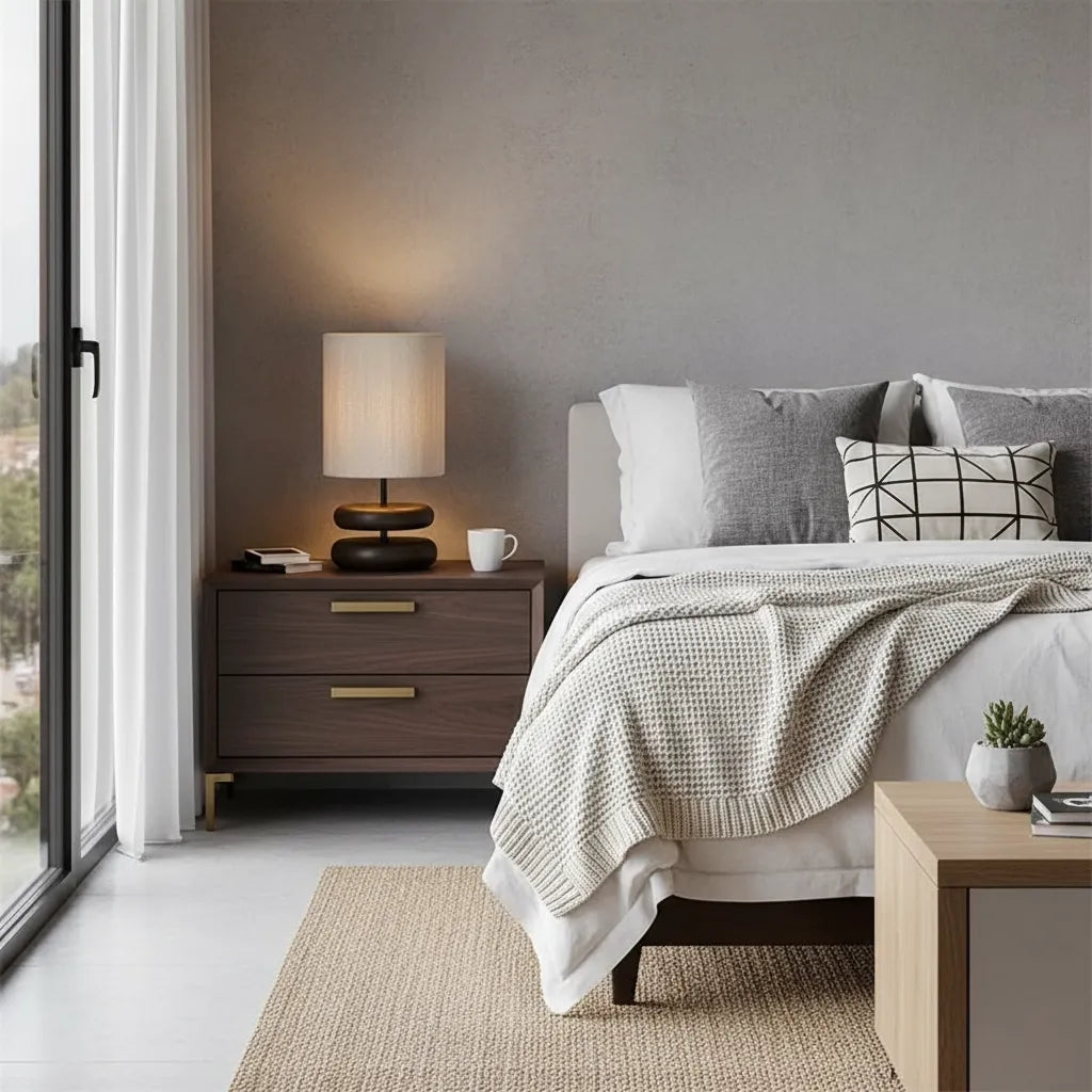 Lampe de Chevet Pied Bois