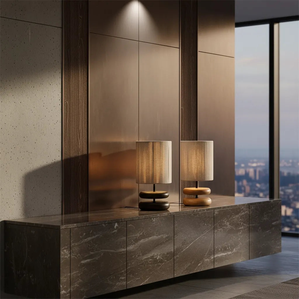 Lampe de Chevet Pied Bois