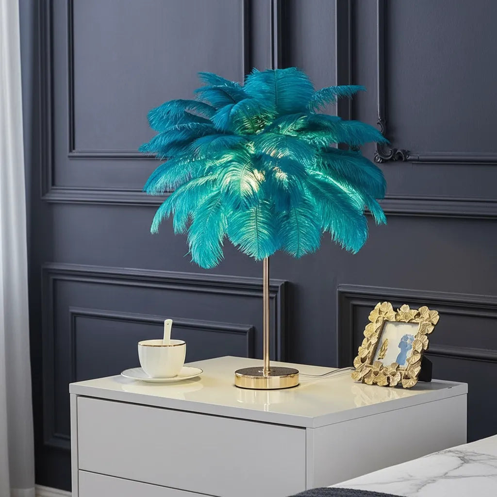 Lampe de Chevet Plume