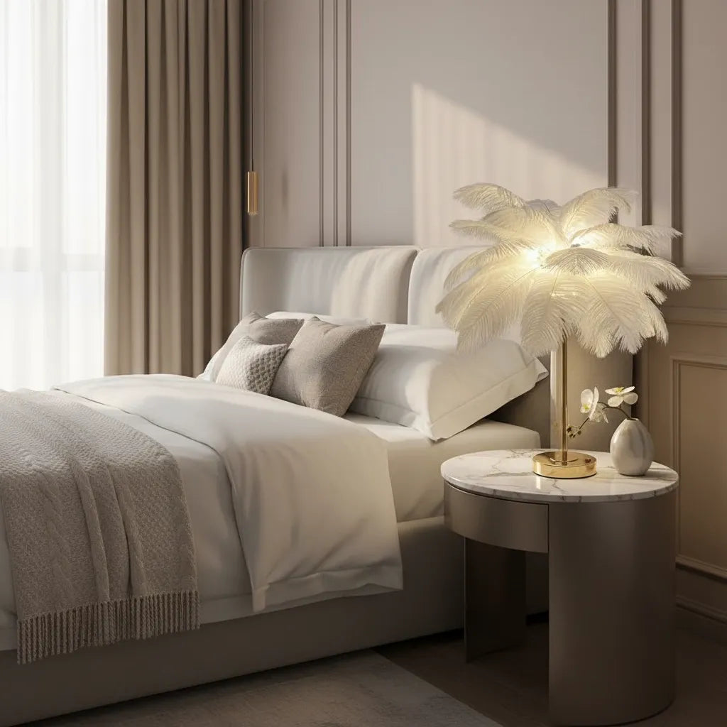 Lampe de Chevet Plume