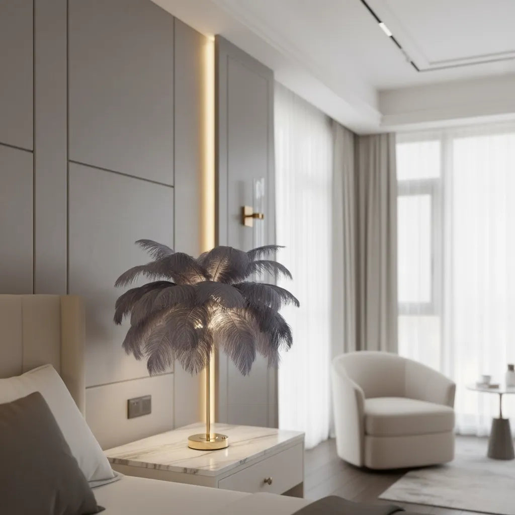 Lampe de Chevet Plume