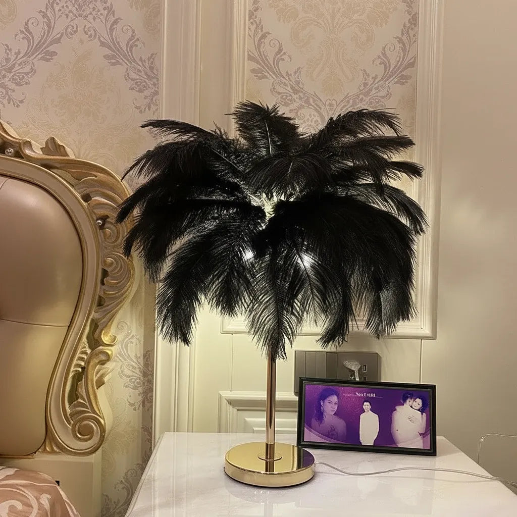 Lampe de Chevet Plume