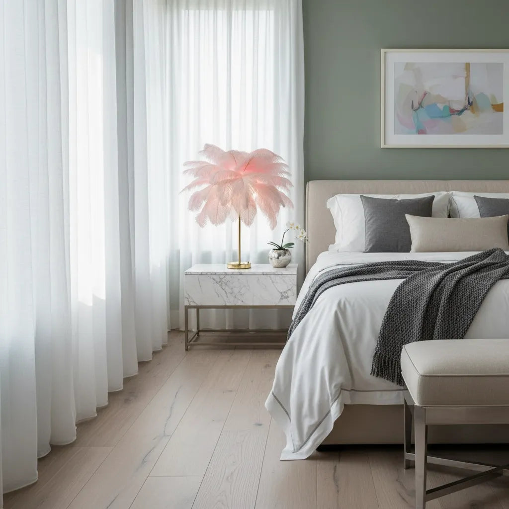 Lampe de Chevet Plume