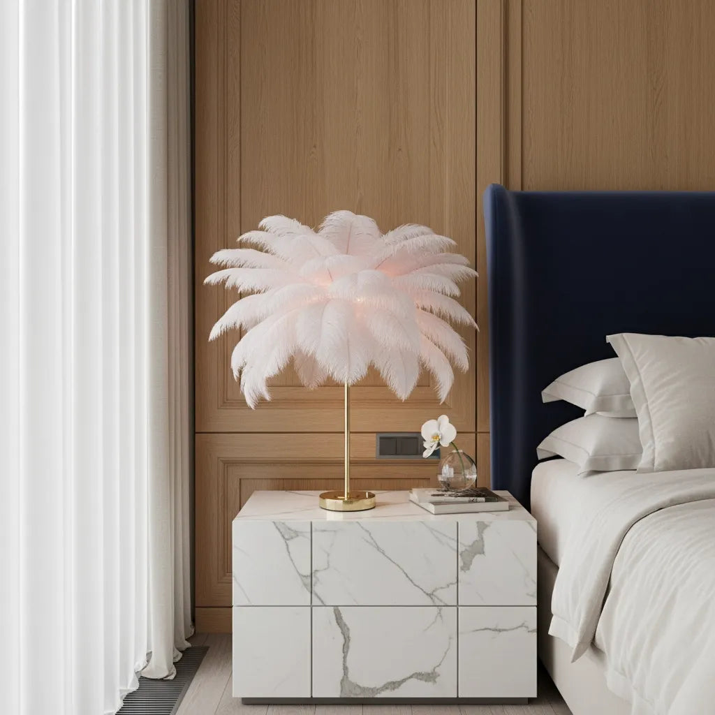 Lampe de Chevet Plume