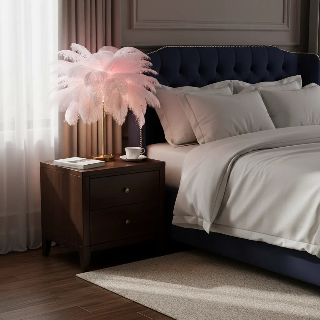 Lampe de Chevet Plume