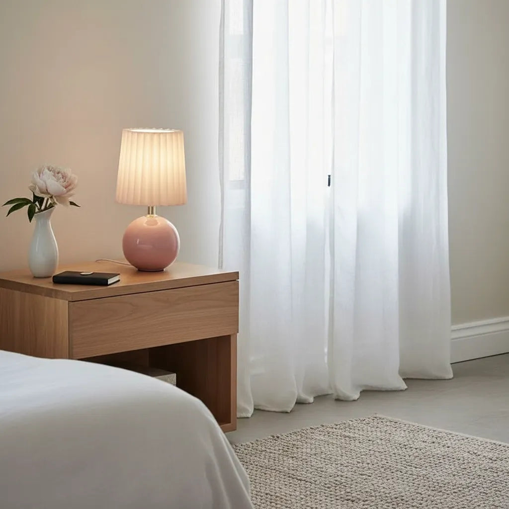 Lampe de Chevet Rose Poudré