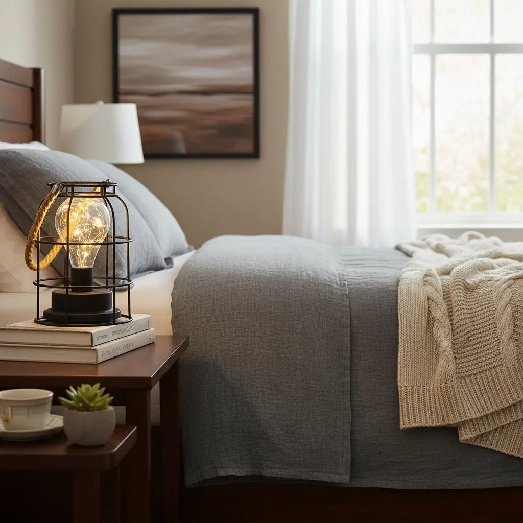 Lampe de Chevet Style Industriel