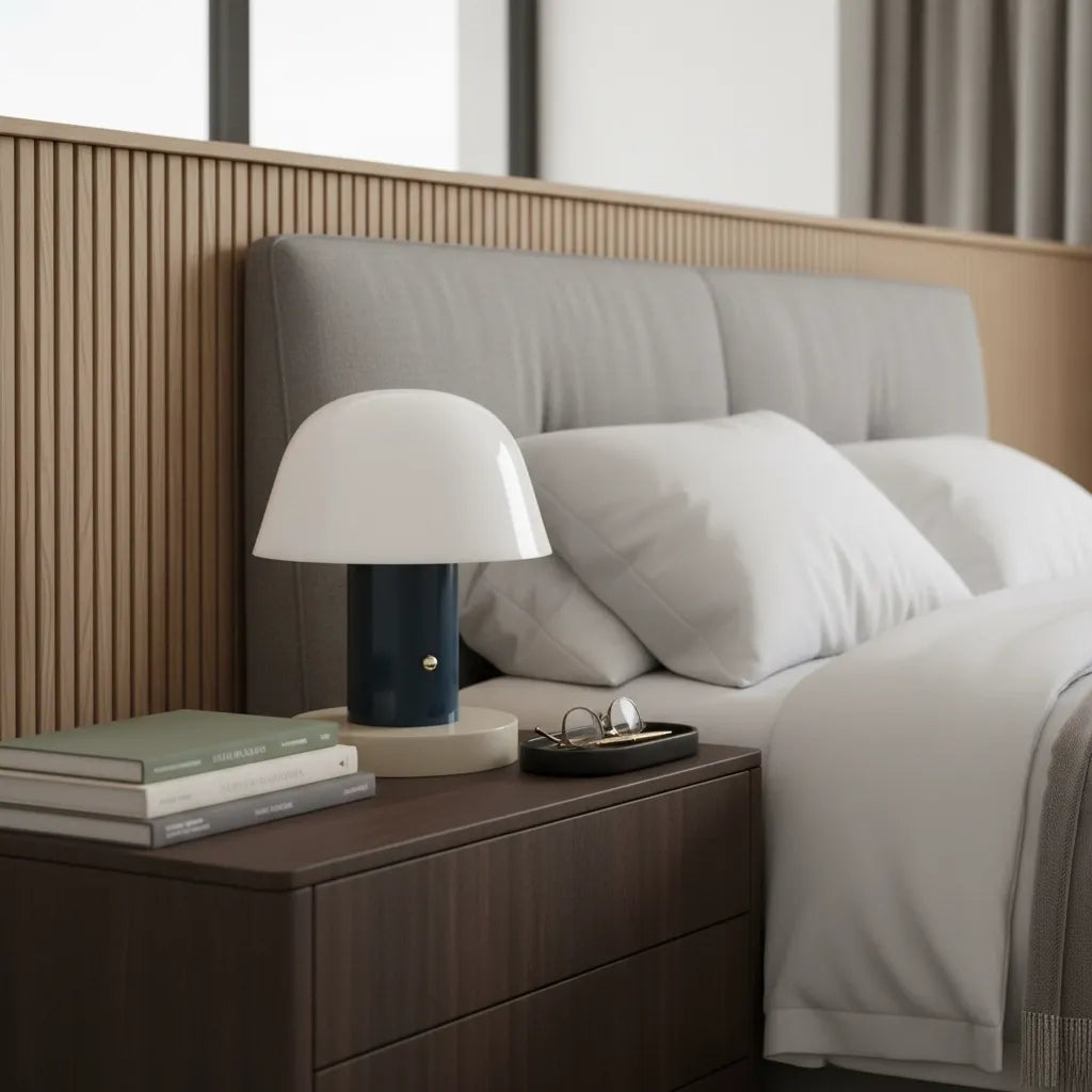 Lampe de Chevet sur Piles Champignon