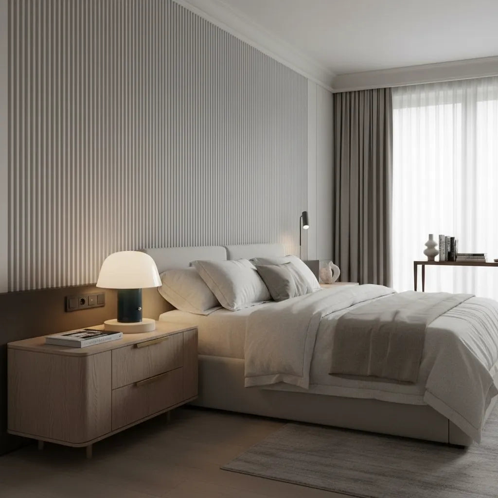 Lampe de Chevet sur Piles Champignon