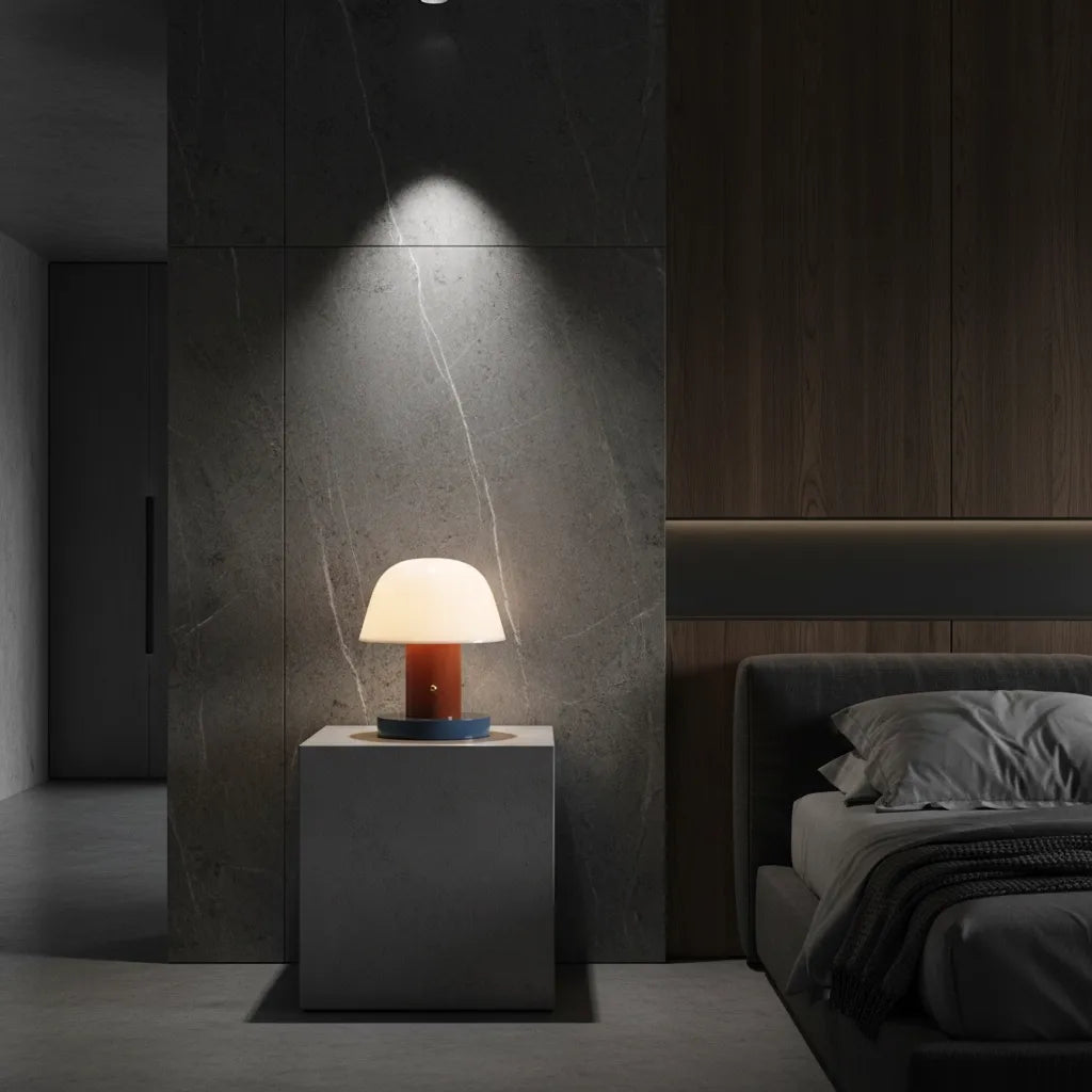 Lampe de Chevet sur Piles Champignon