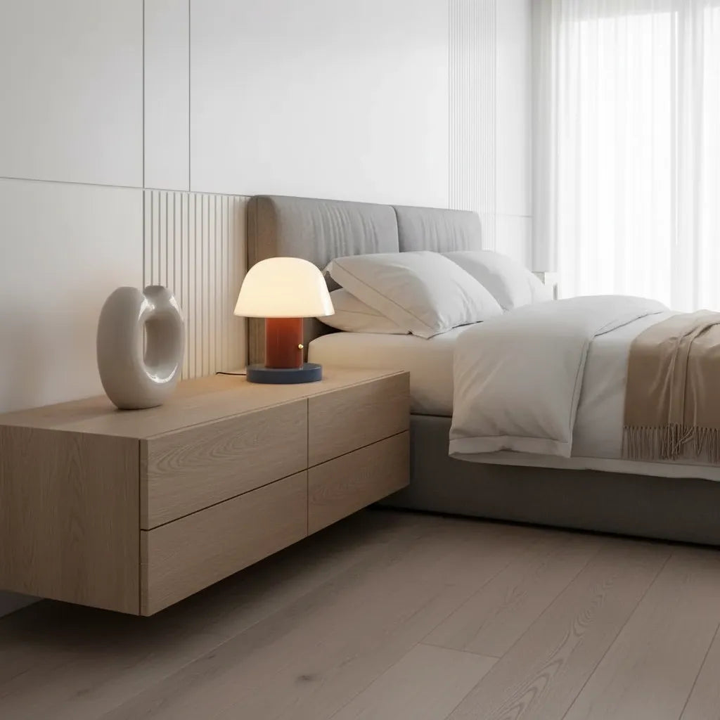 Lampe de Chevet sur Piles Champignon