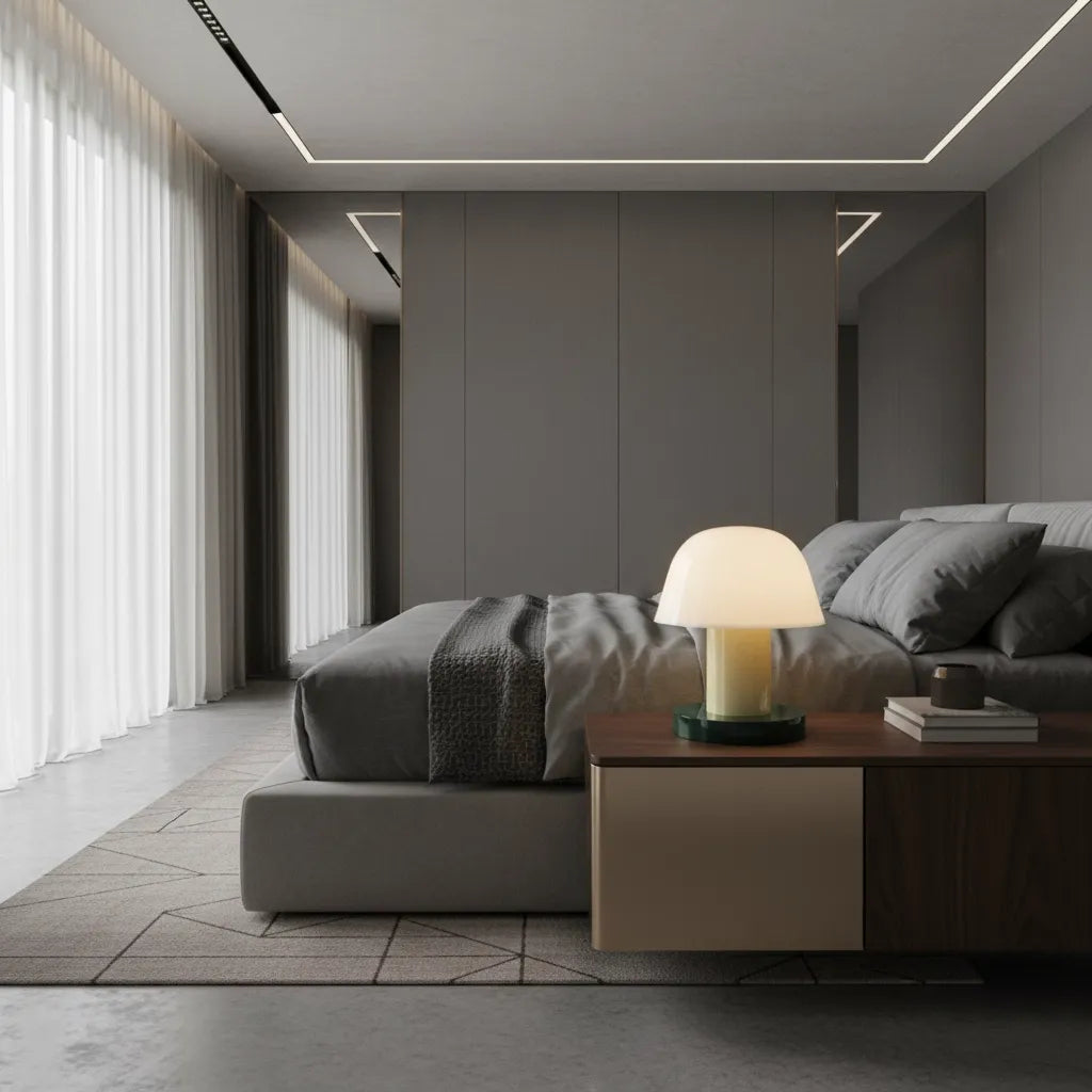 Lampe de Chevet sur Piles Champignon