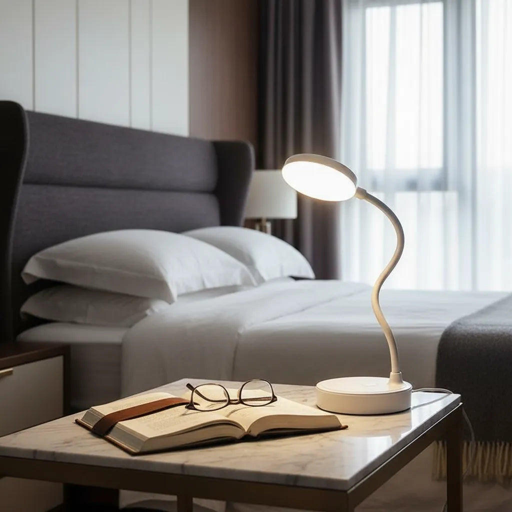 Lampe de Chevet Tactile Blanche