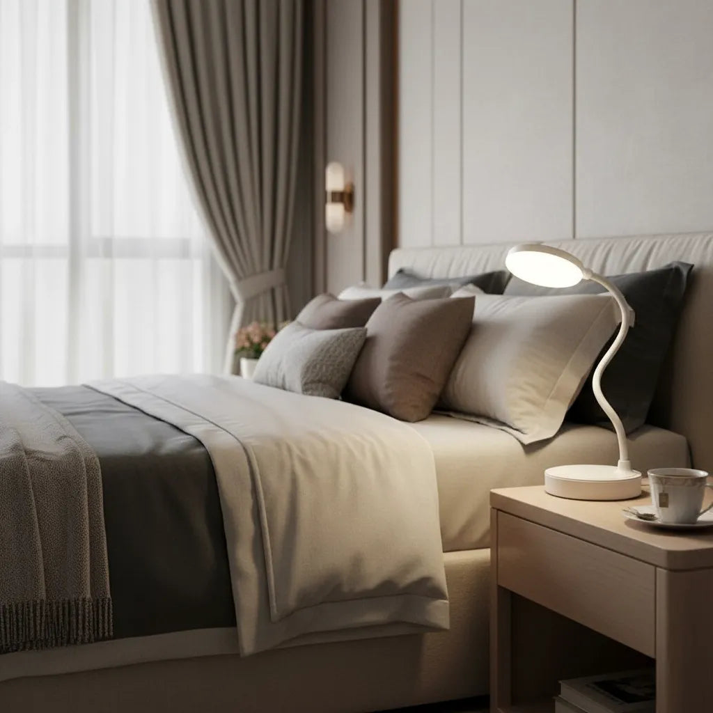 Lampe de Chevet Tactile Blanche