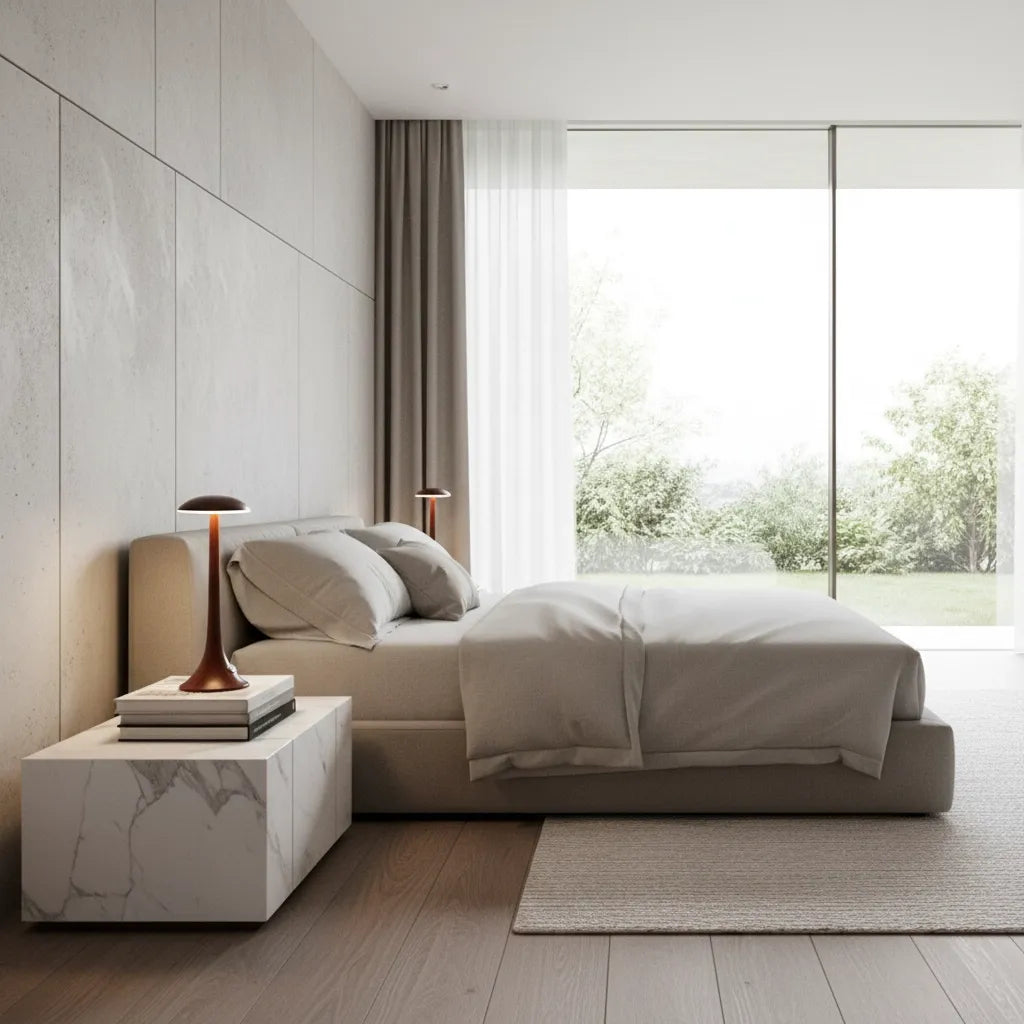 Lampe de Chevet Tactile Bois