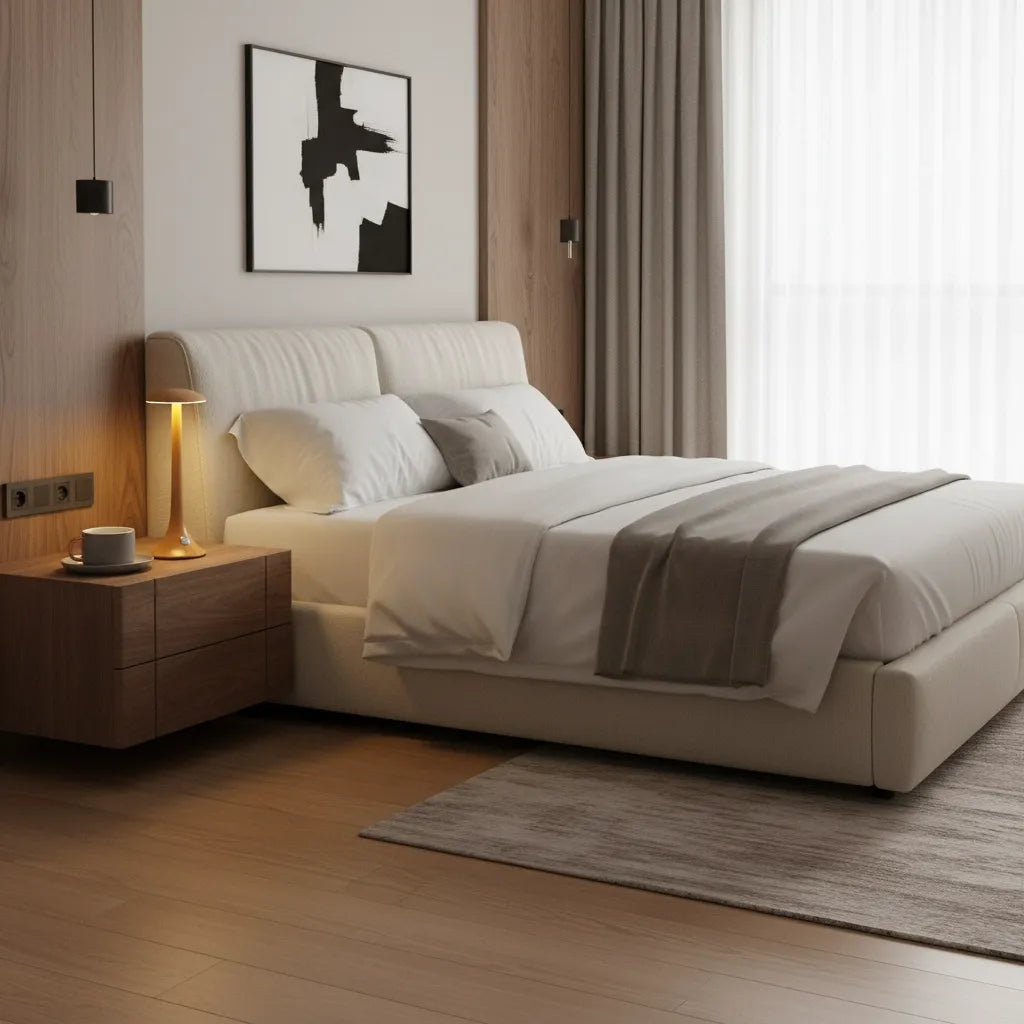 Lampe de Chevet Tactile Bois