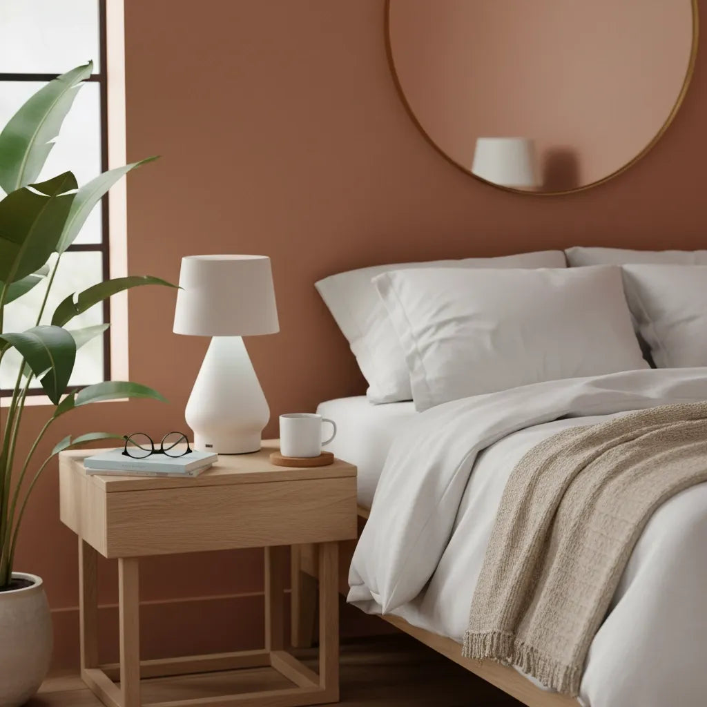 Lampe de Chevet Terracotta