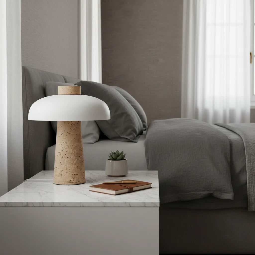 Lampe de Chevet Travertin