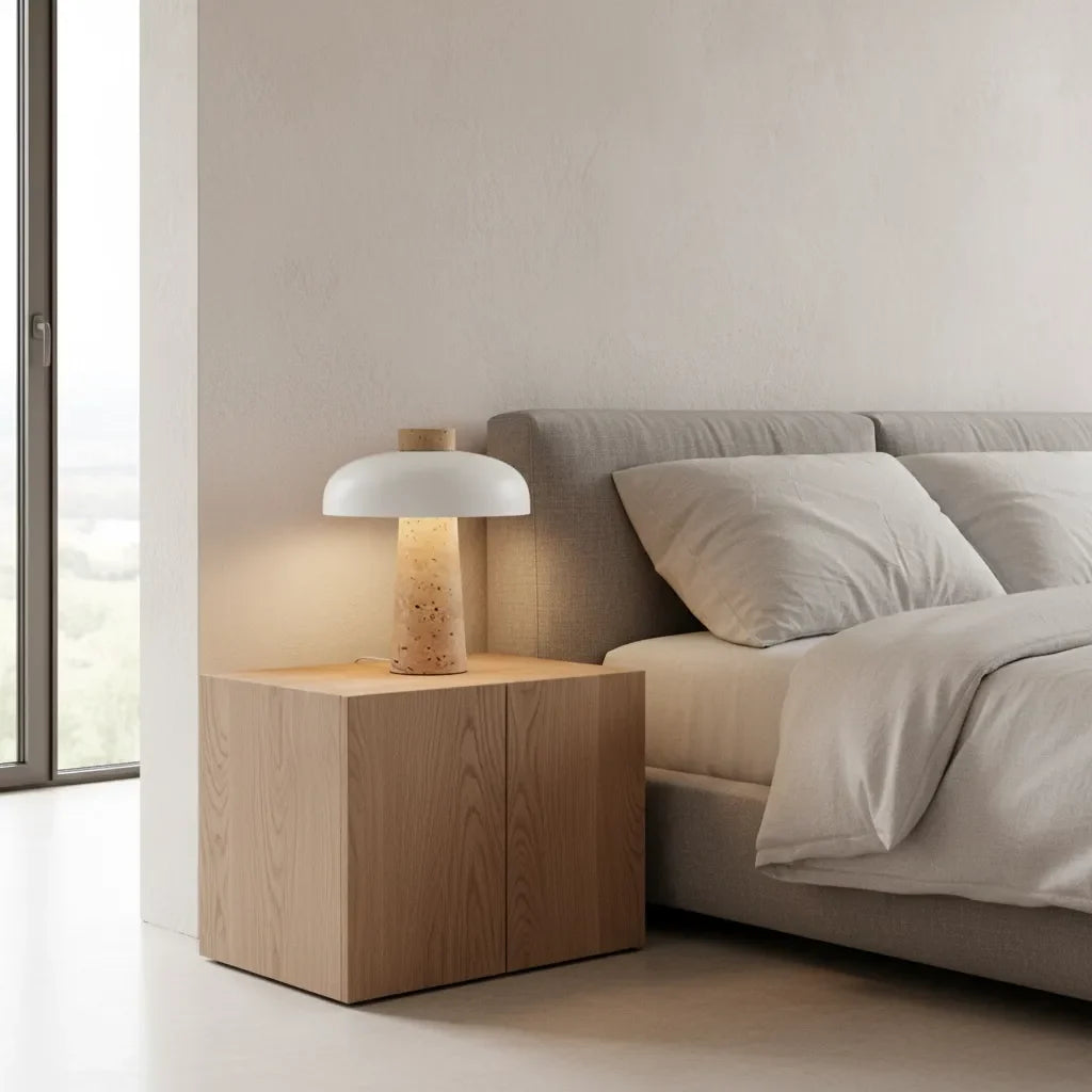 Lampe de Chevet Travertin