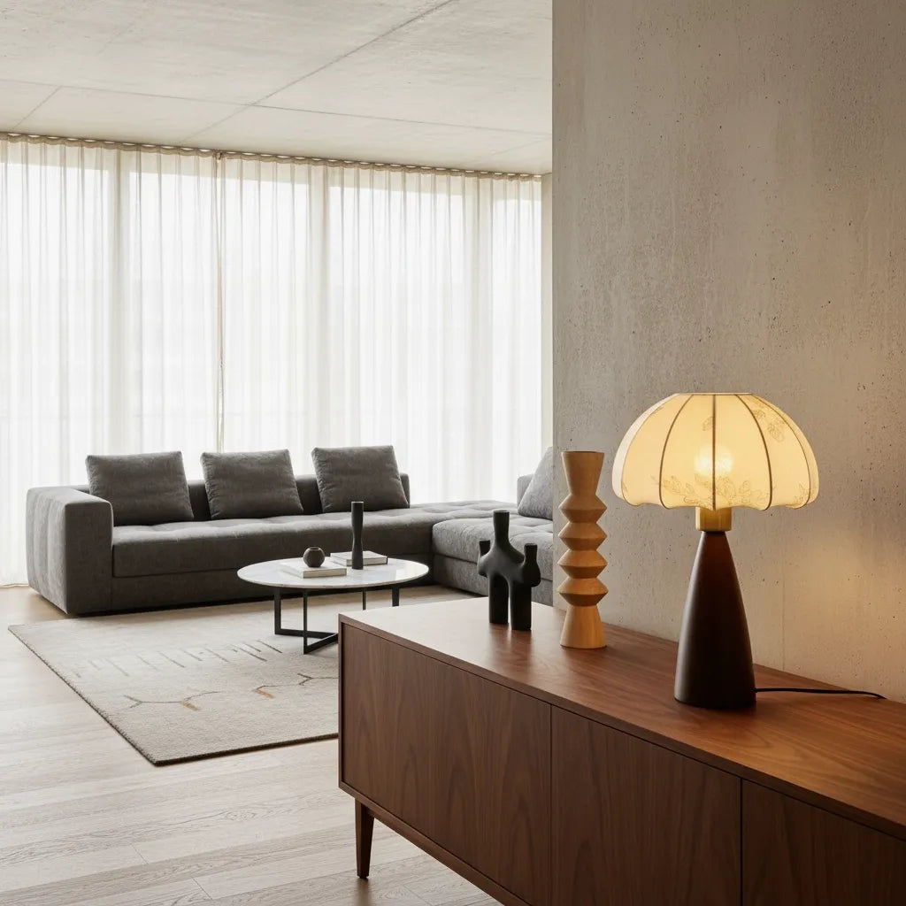 Lampe de Chevet Vintage Bois