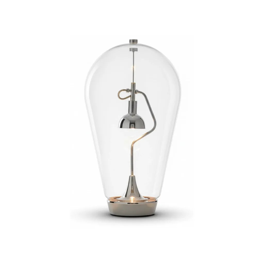 Lampe de Chevet Vintage Verre