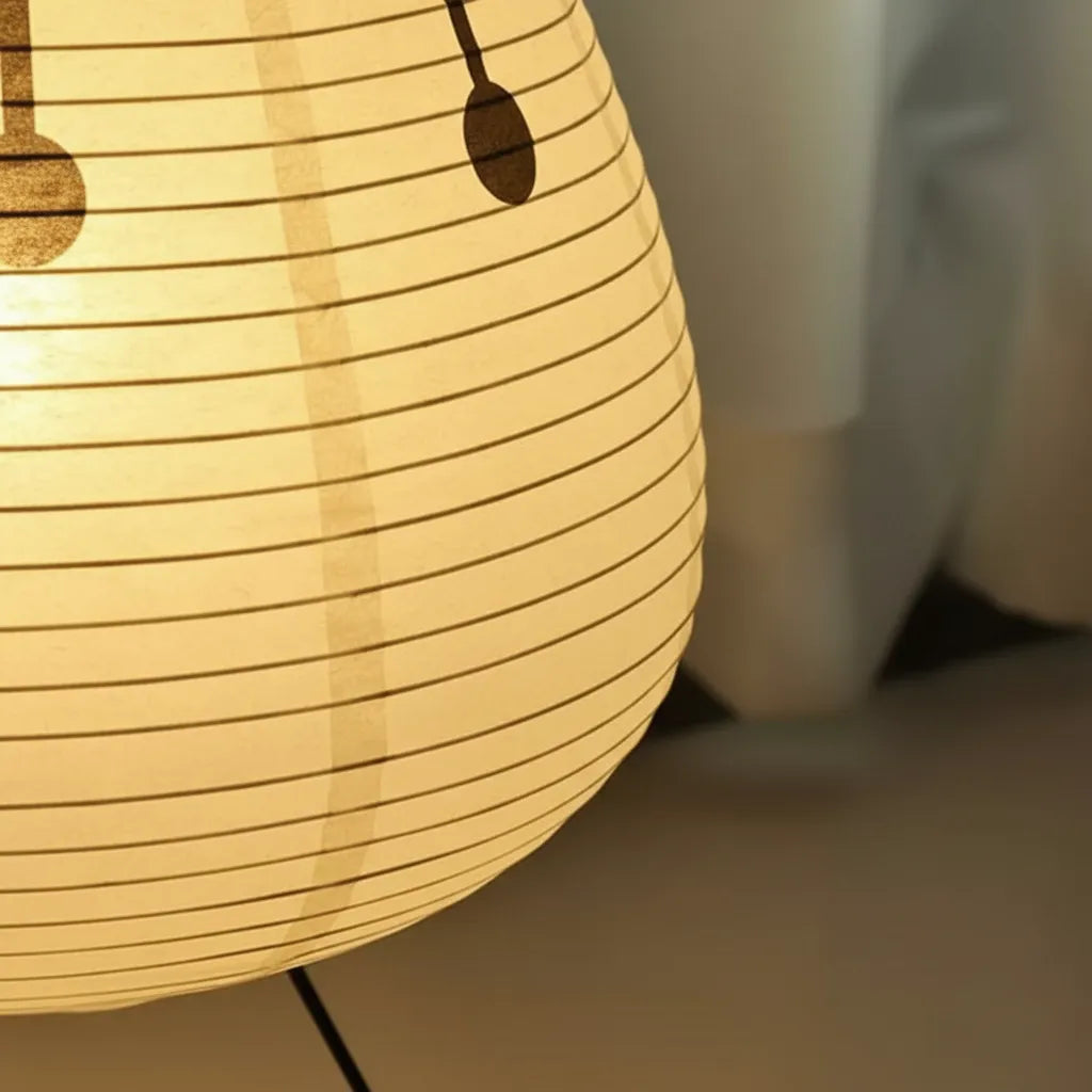 Lampe en Papier Japonaise