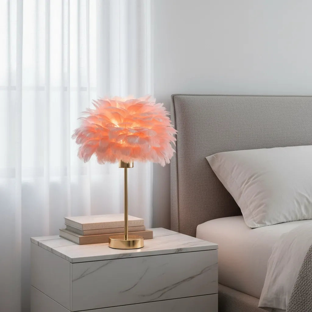 Lampe en Plume