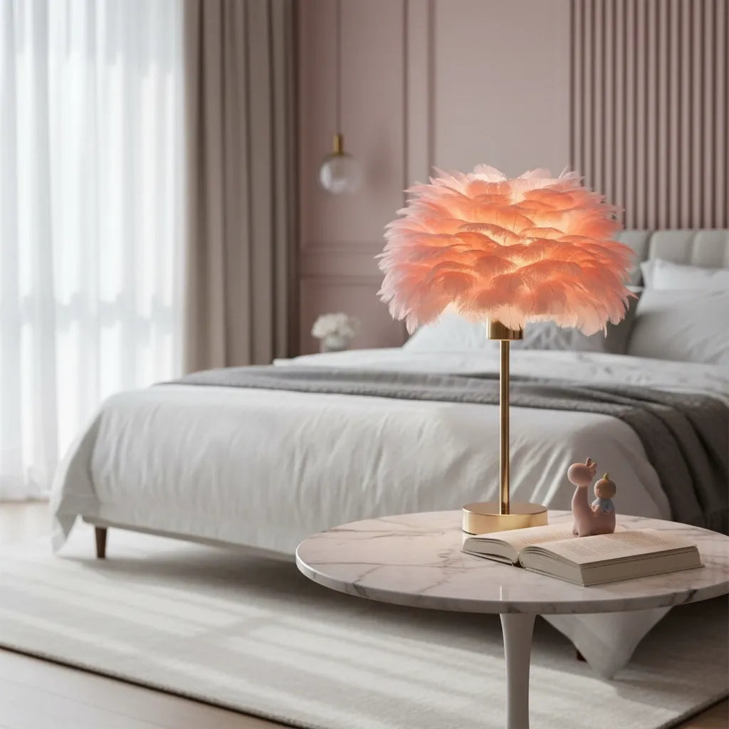 Lampe en Plume