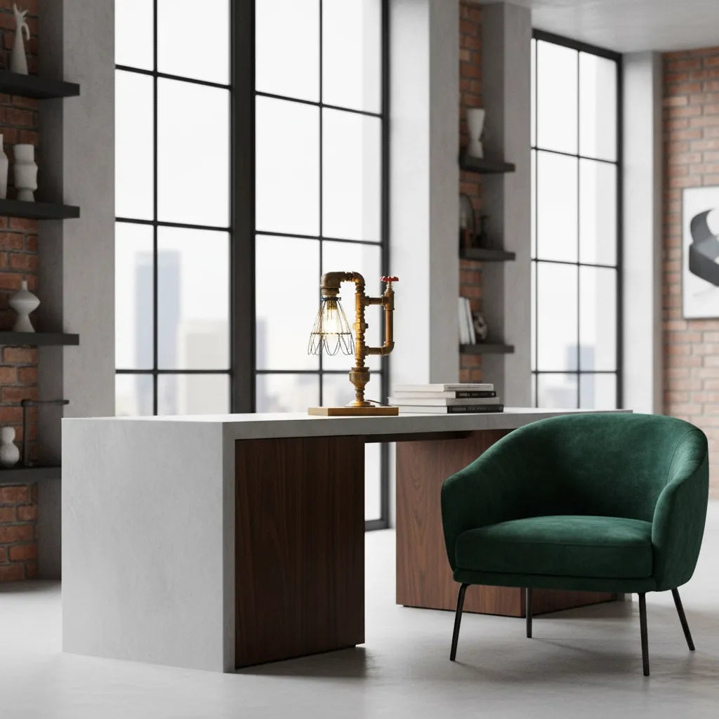 Lampe Industrielle de Chevet