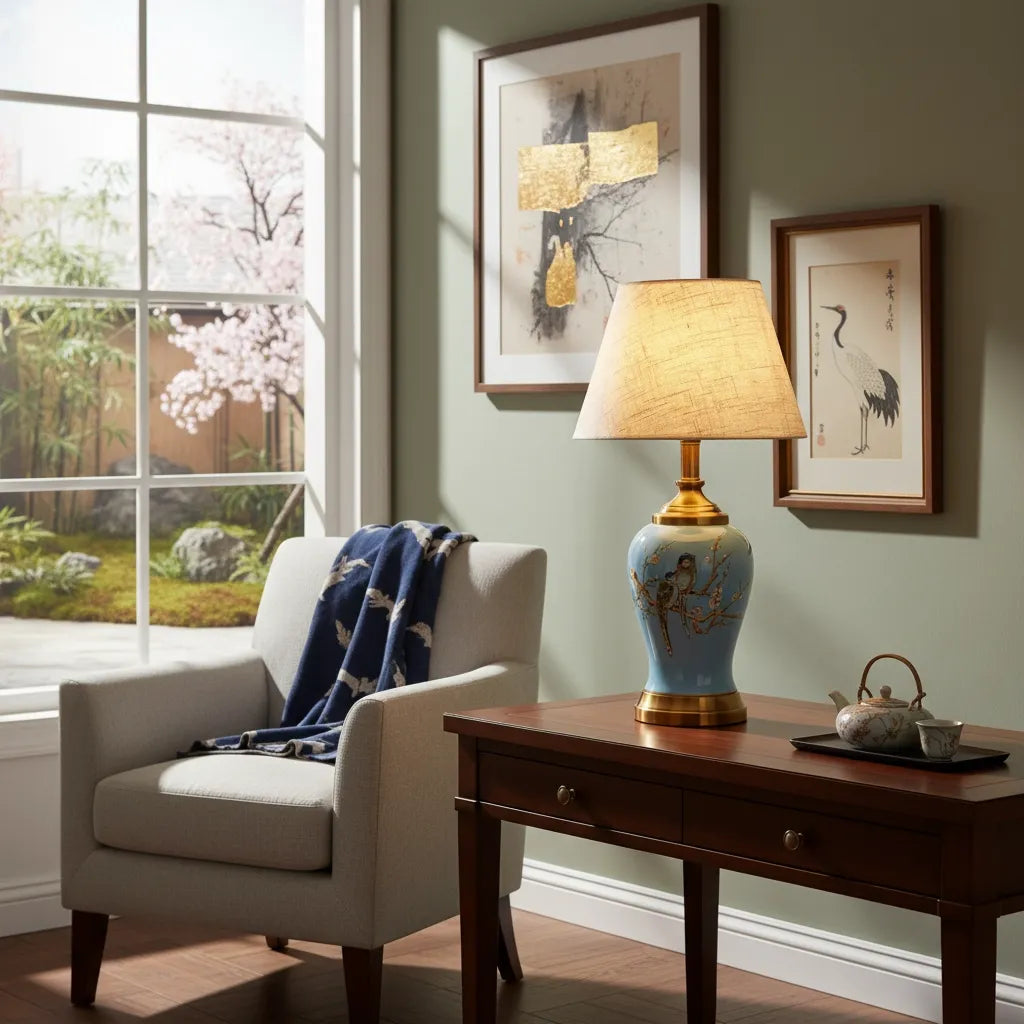 Lampe Japonaise Artisanale