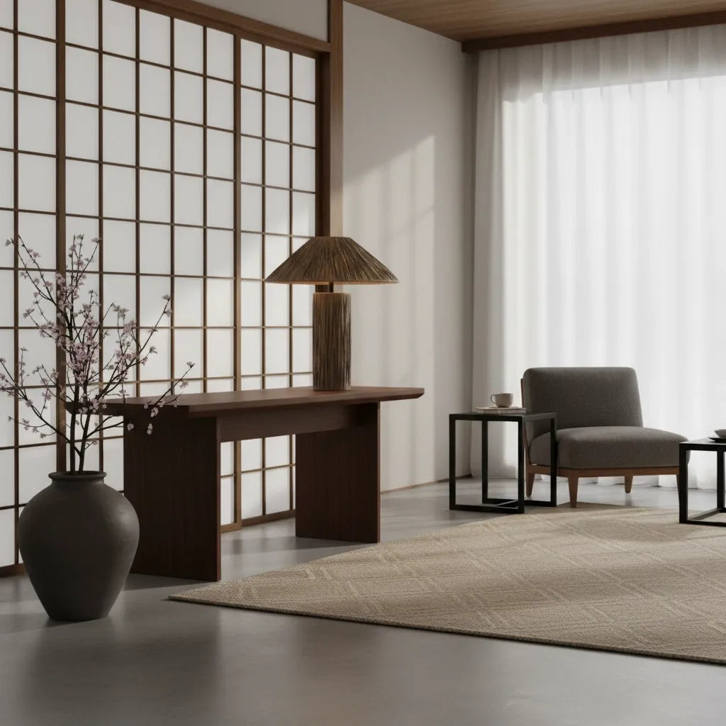 Lampe Japonaise Vintage