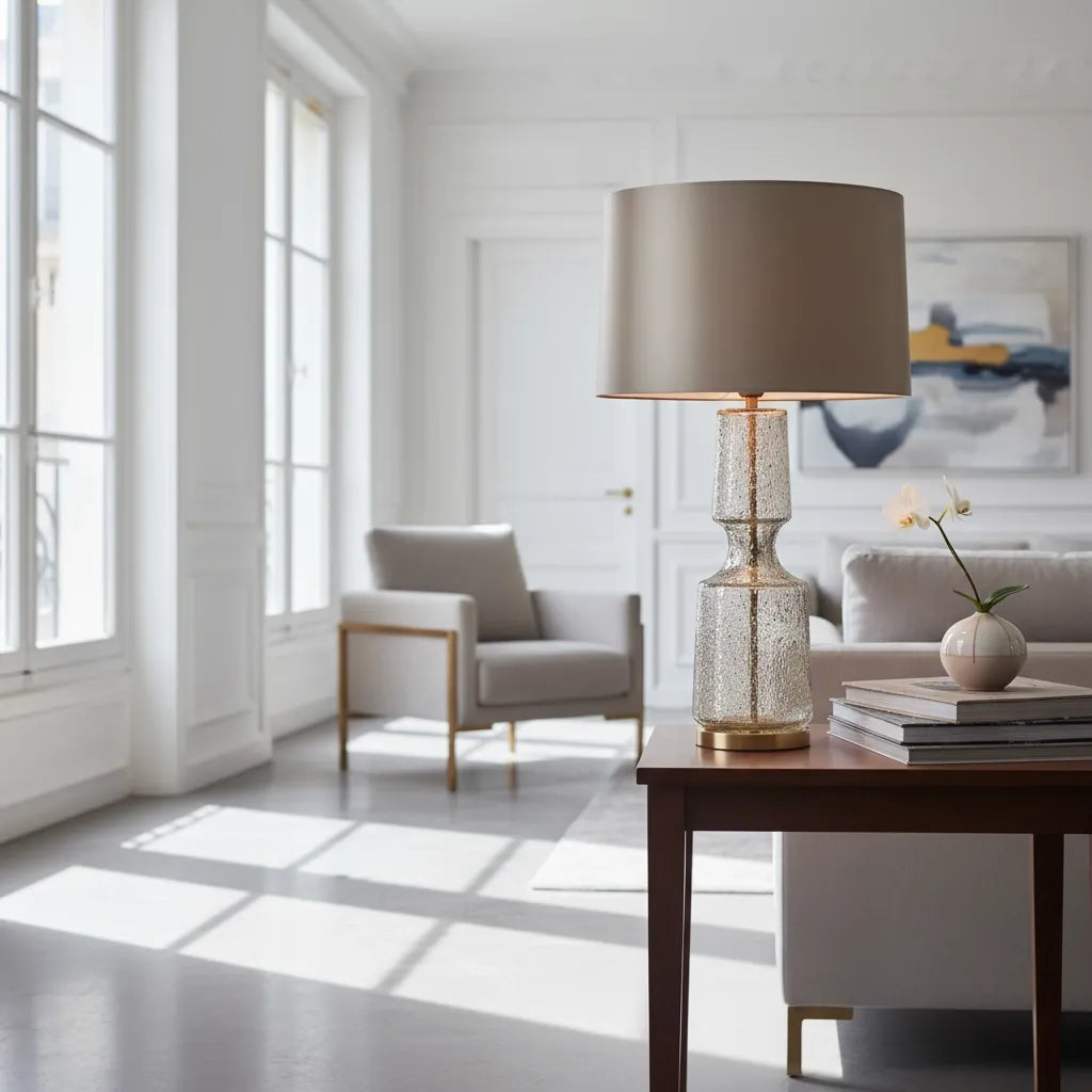 Lampe Minimaliste en Verre