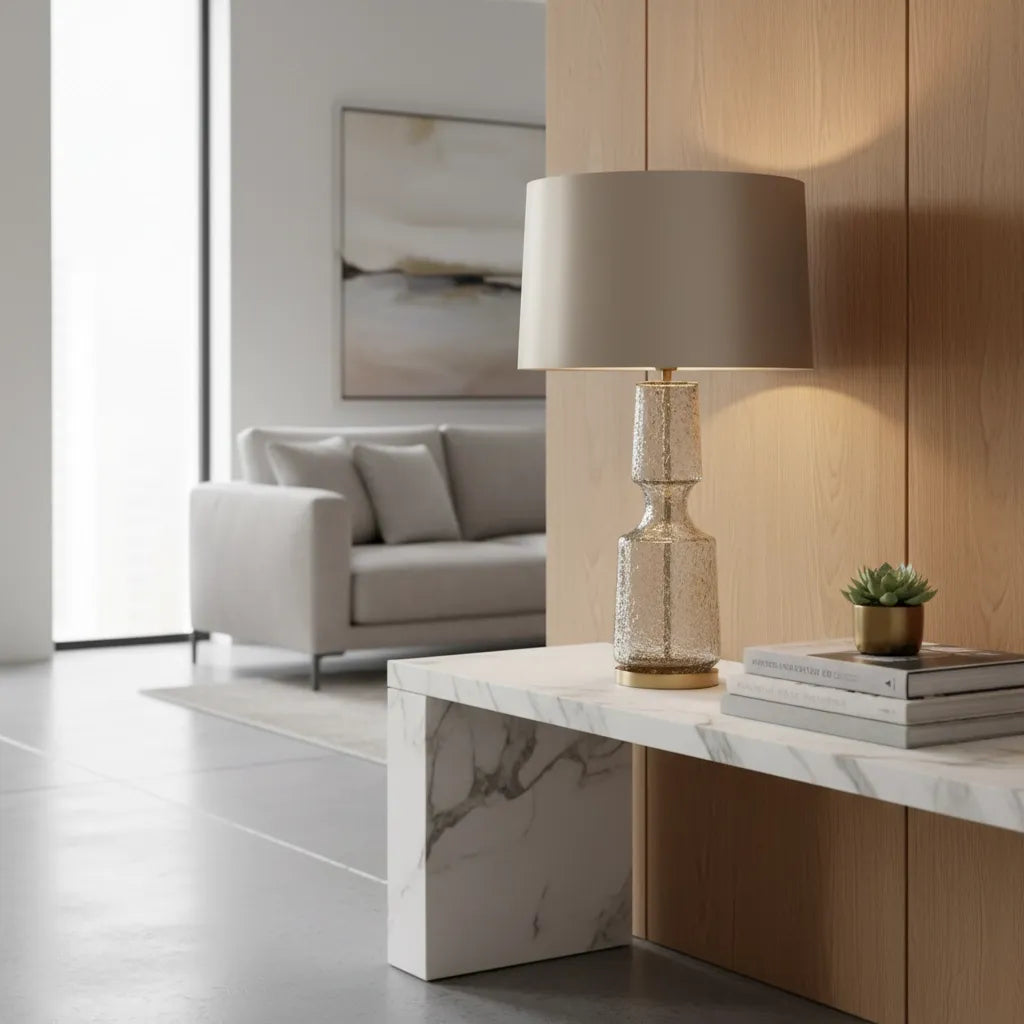 Lampe Minimaliste en Verre