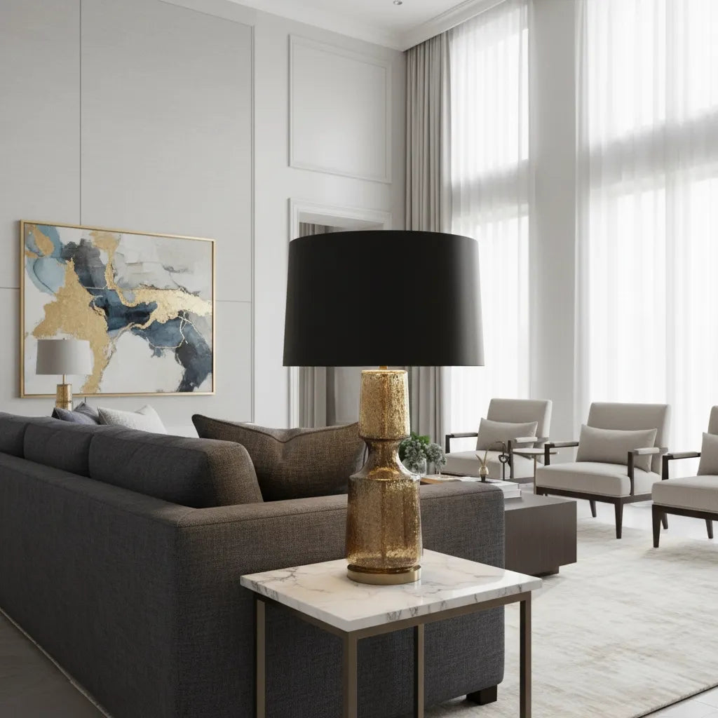 Lampe Minimaliste en Verre