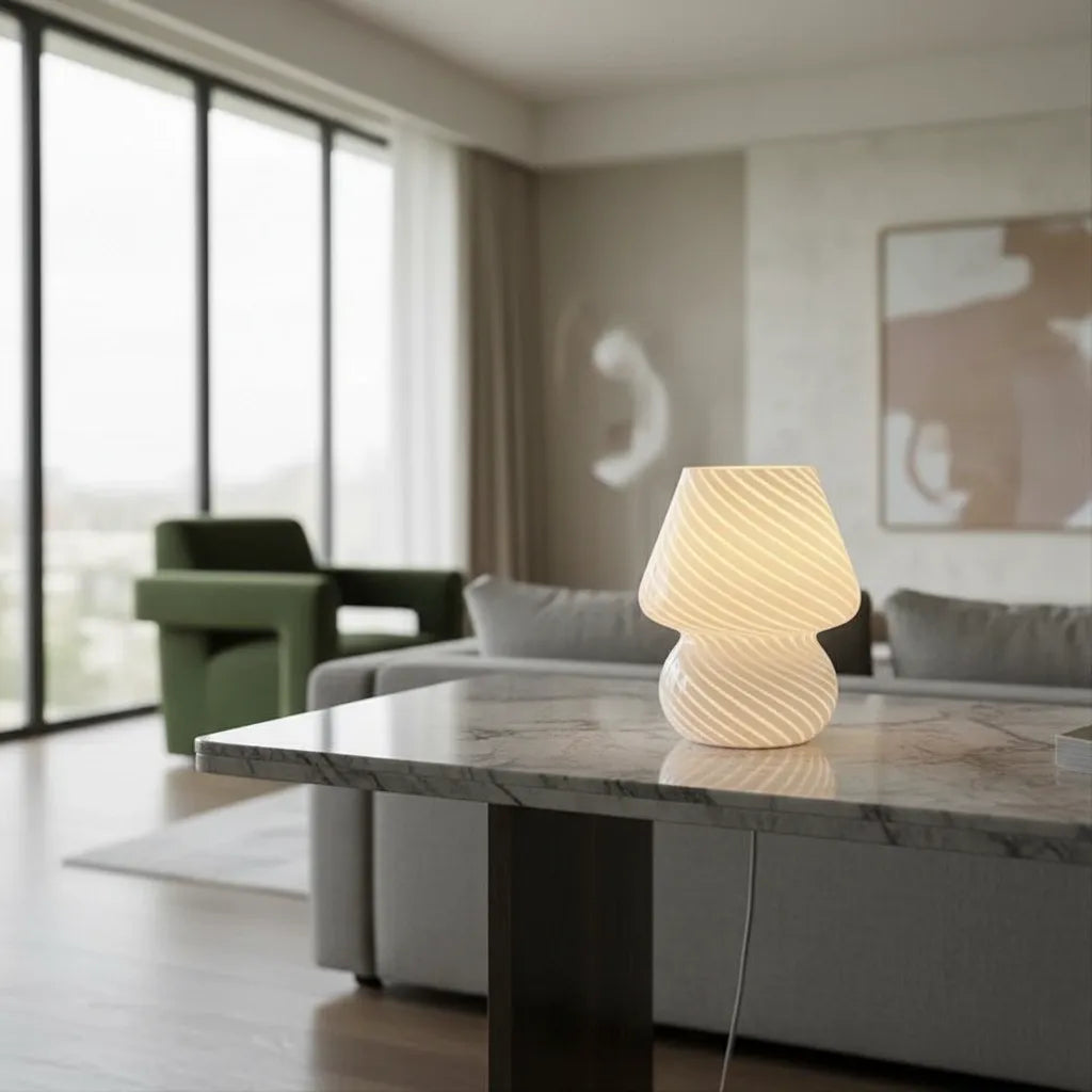 Lampe Pâte de Verre