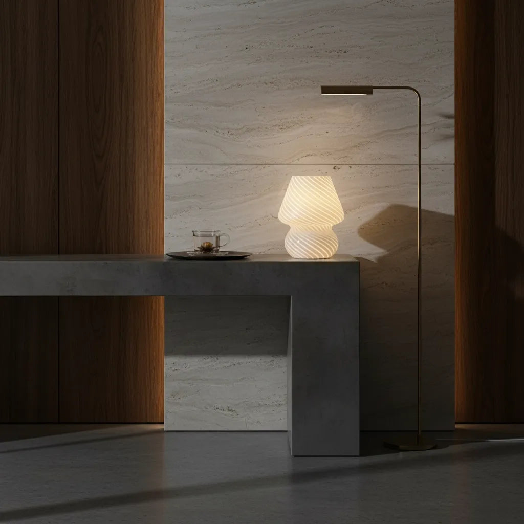 Lampe Pâte de Verre