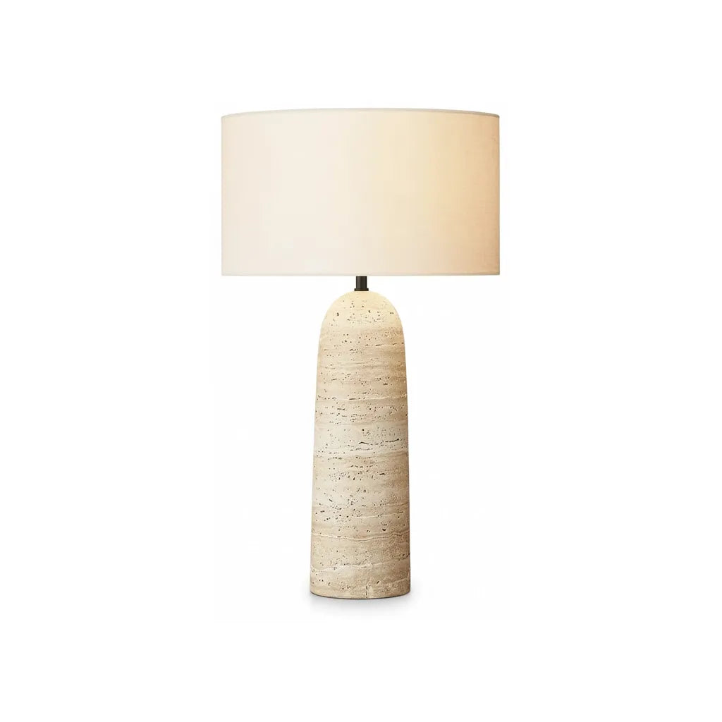 Lampe Pied Travertin