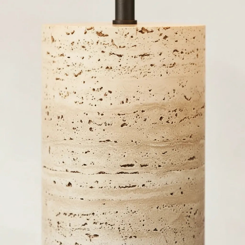 Lampe Pied Travertin