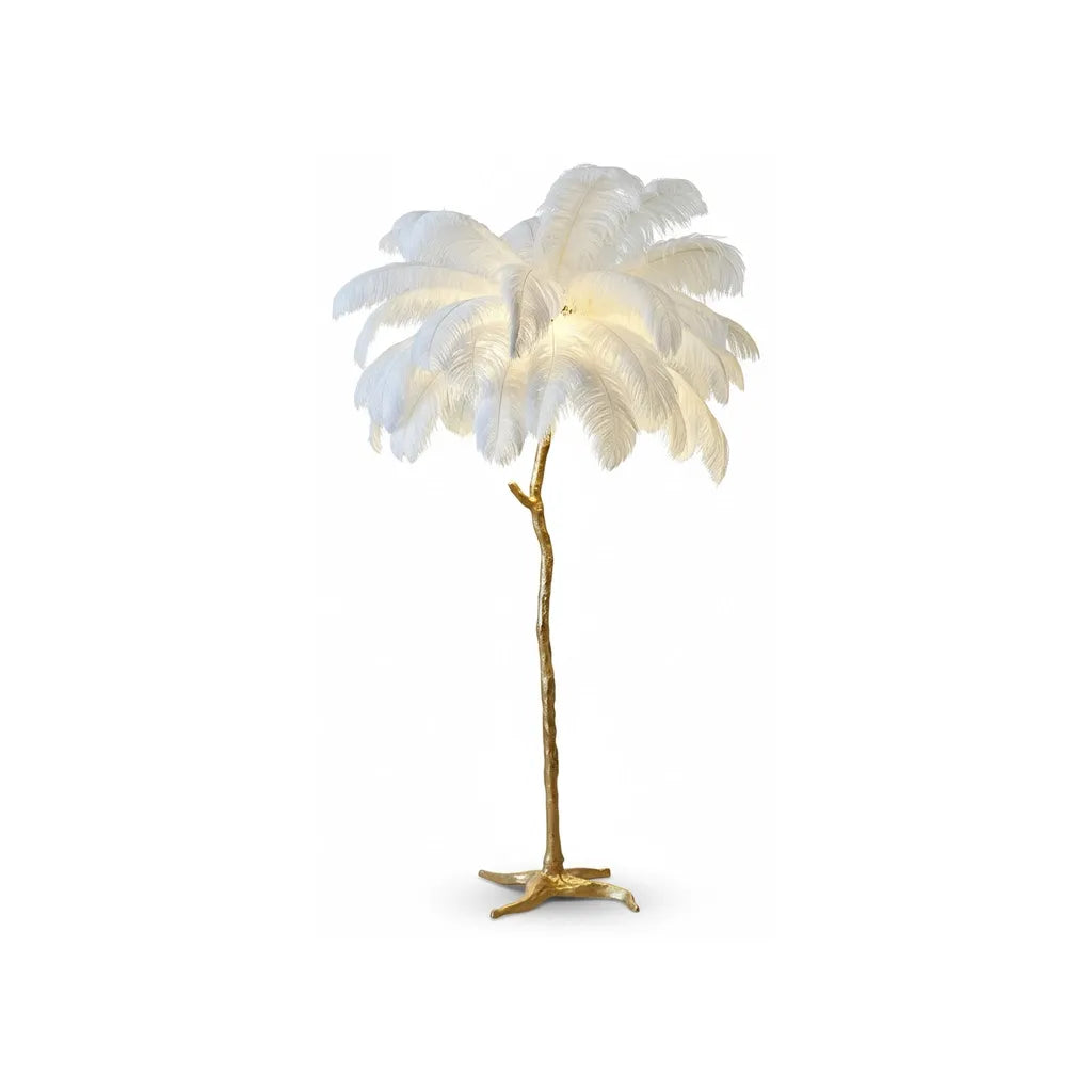 Lampe Plume d'Autruche