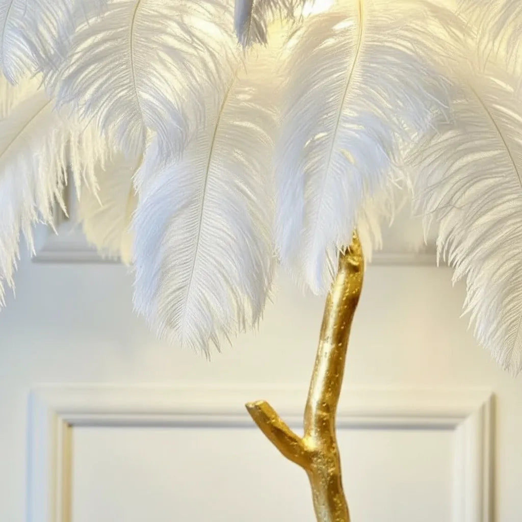 Lampe Plume d'Autruche